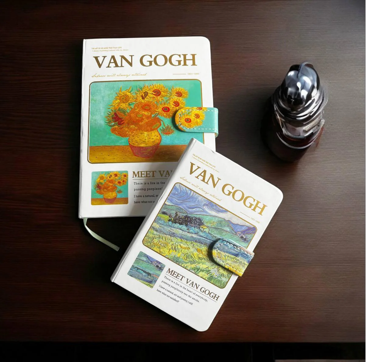 Van Gogh Journal Diary with magnet lock for 2026 - Image 3