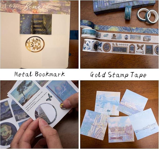 Van Gogh Jumbo journaling kit for 2026 with diary, stickers & bookmark - Image 8