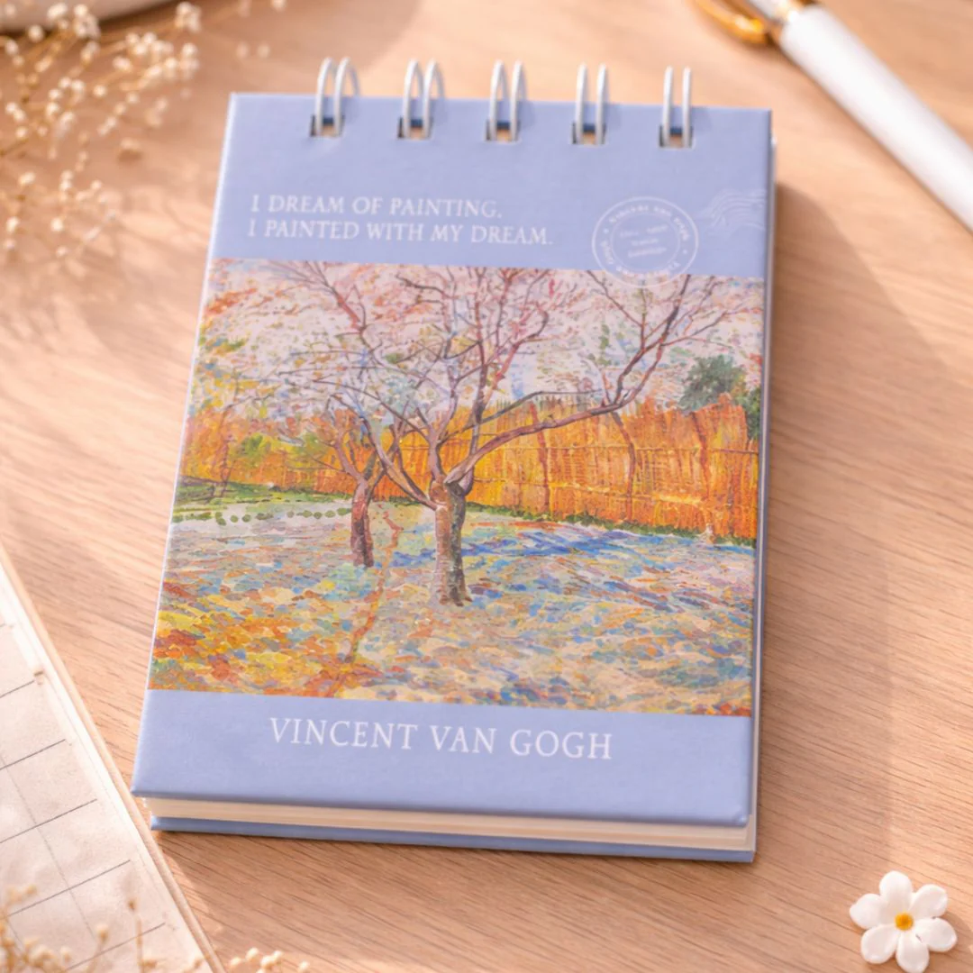 Van Gogh Mini Spiral Ruled A6 Diary | Art Aesthetic Pocket Diary | Pack of 1 contains 116 pages - Image 4