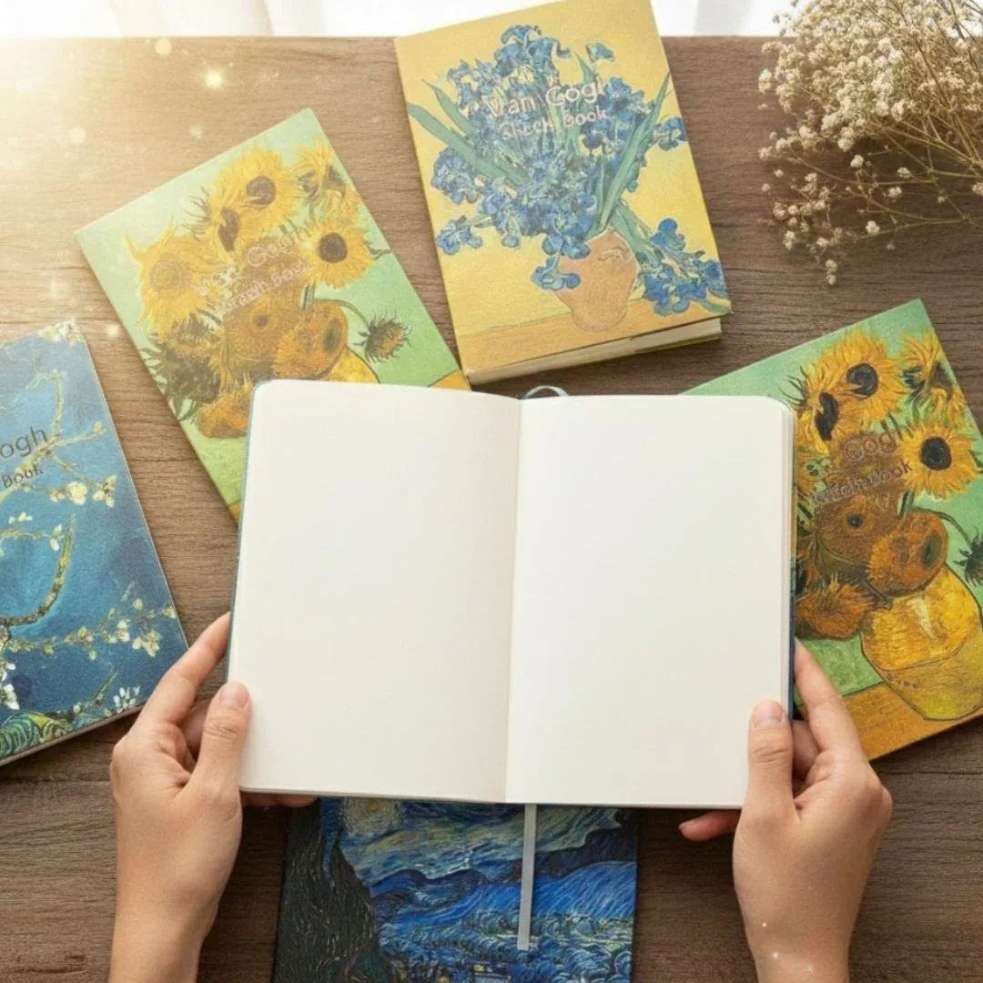 Van Gogh Sketch book A5 l 120 sheets l Pack of 1 - Image 5