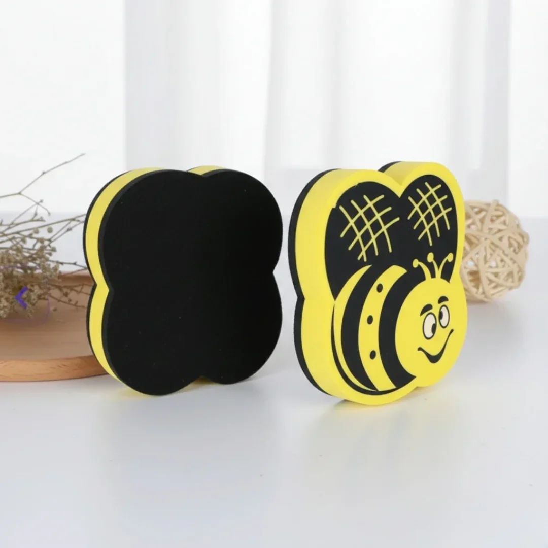 Cute Magnetic Bee Whiteboard Duster - Fun & Functional (pack of 1)