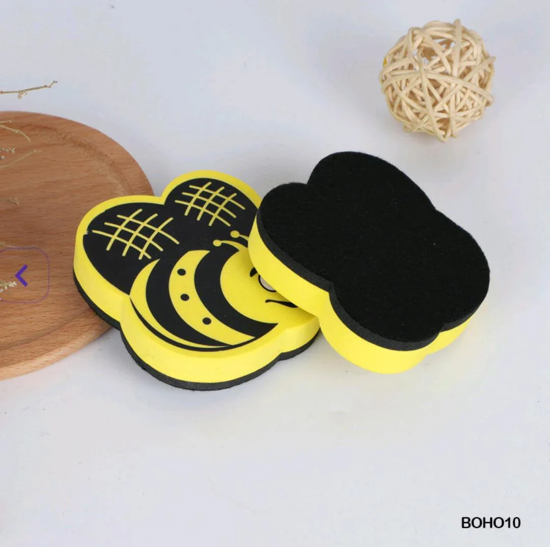 Cute Magnetic Bee Whiteboard Duster - Fun & Functional (pack of 1) - Image 2