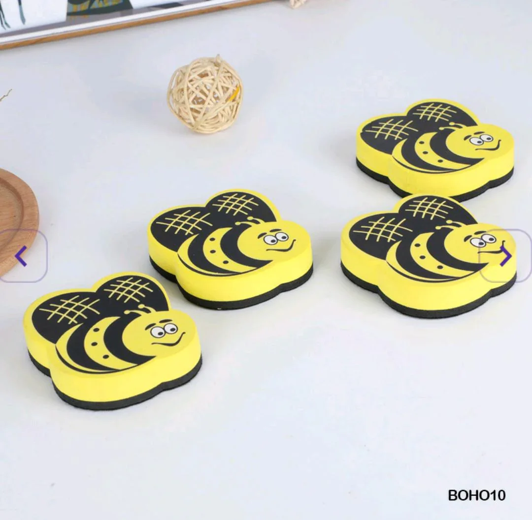 Cute Magnetic Bee Whiteboard Duster - Fun & Functional (pack of 1) - Image 4