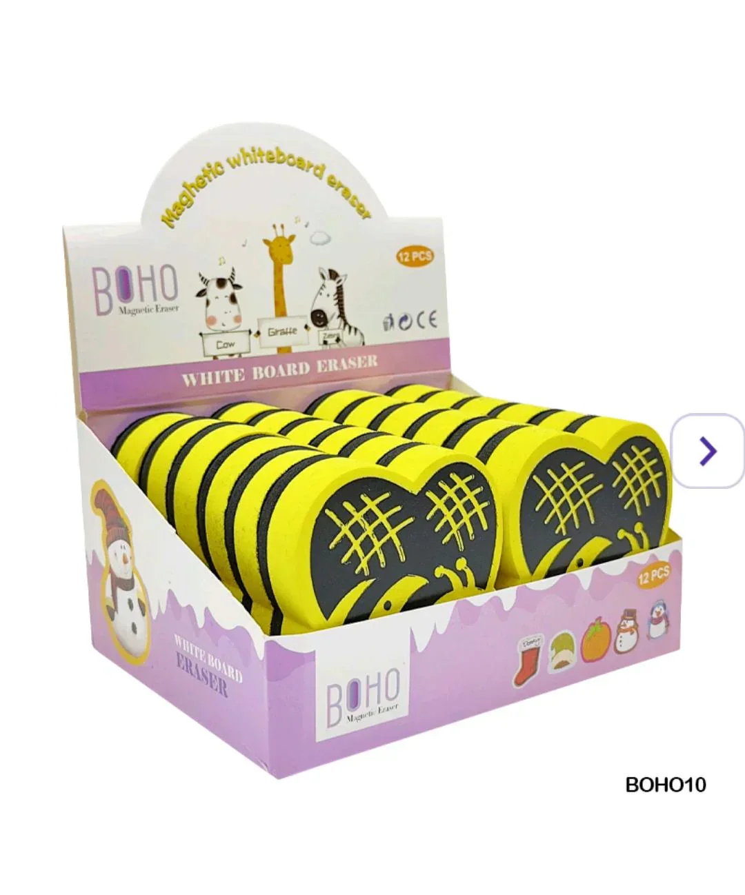 Cute Magnetic Bee Whiteboard Duster - Fun & Functional (pack of 1) - Image 6