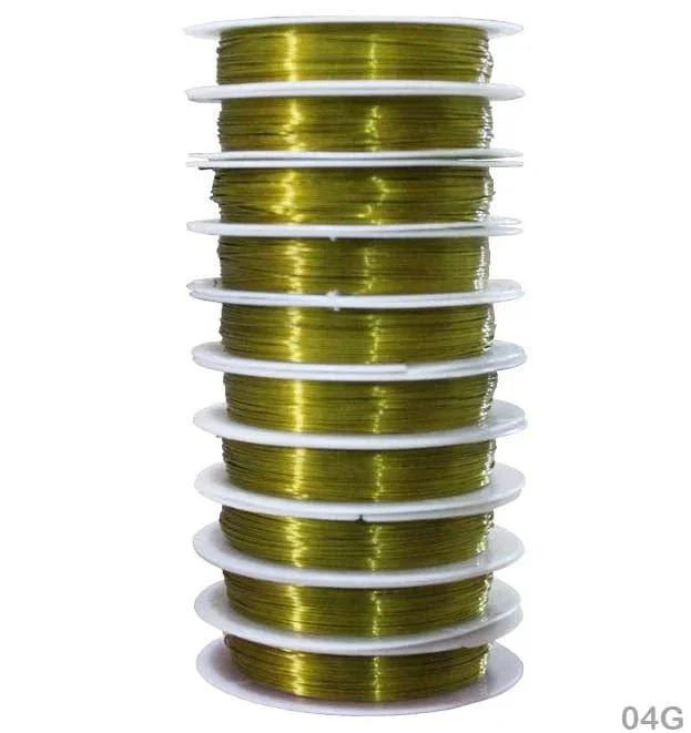 Wire 0.4 Gold (10 Roll) (04G)