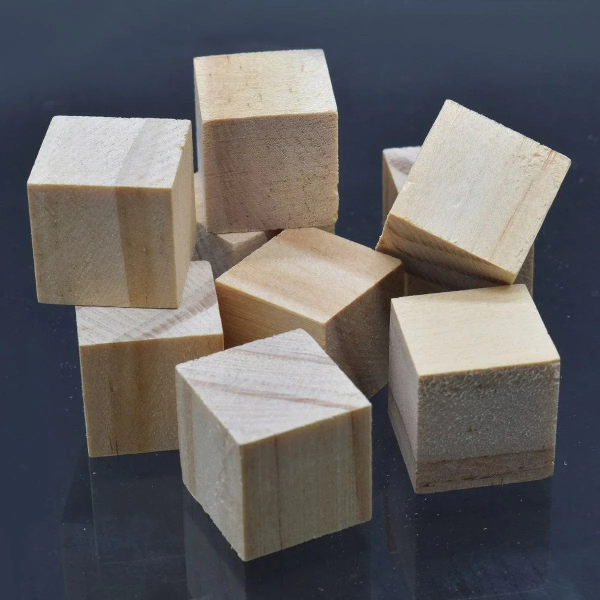 Wooden Block Square 2CM 9Pcs WB2CM - Image 2