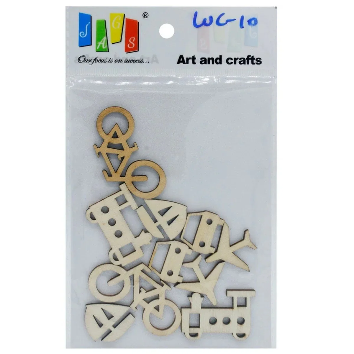 Wooden Craft Travel Vehicle Design Big 10pcs WC-10 - Image 4