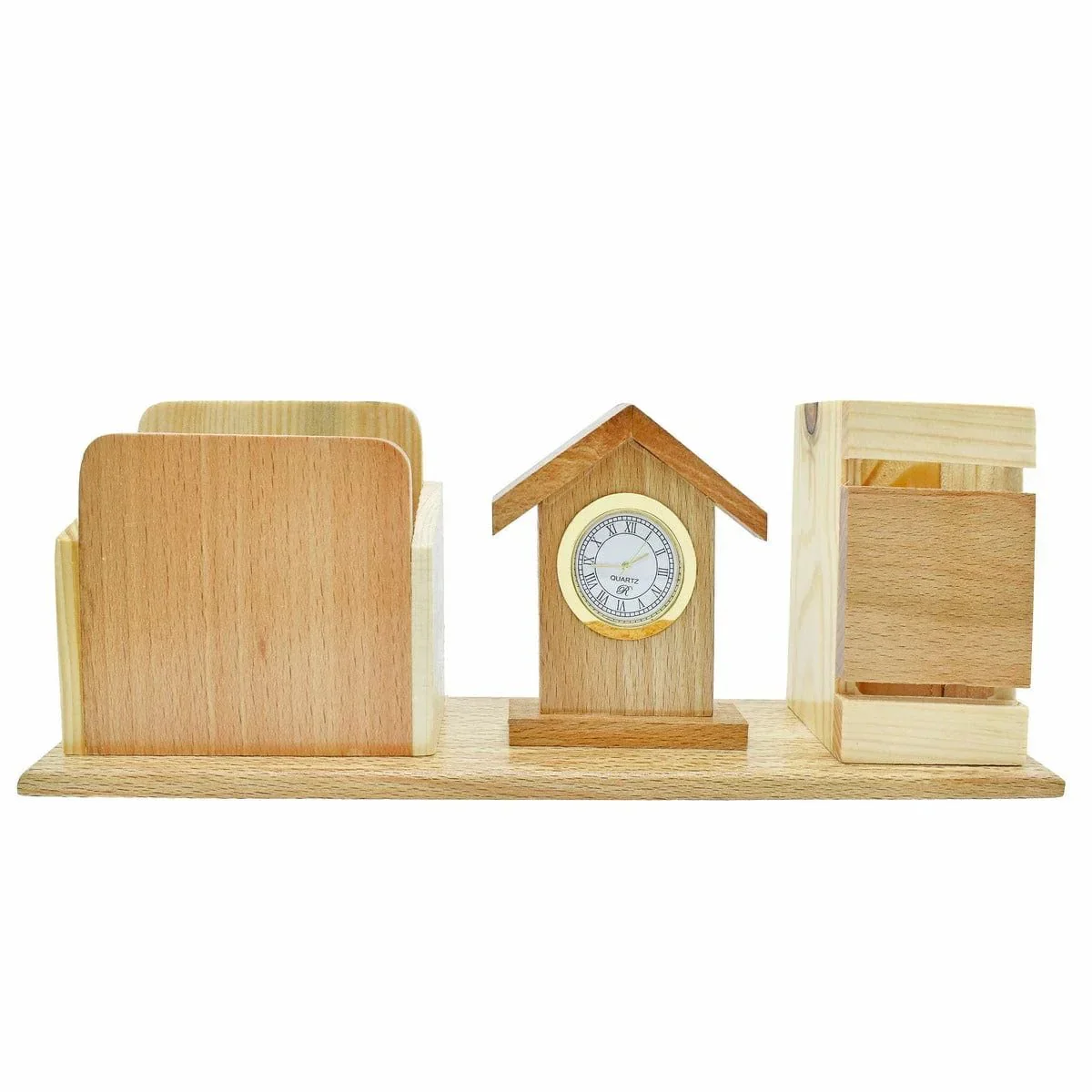 Wooden Table Top Pen Stand & Mobile Holder DW5570 - Image 2