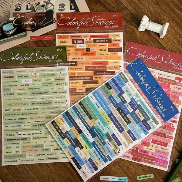 (Buy 1 Get 1 Free) Japanese Sakura Journaling Stickers | 3 Sheets Pack - Image 2