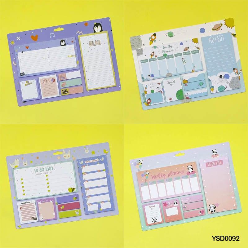 Cute Panda Weekly Planner Pad with Sticky Notes (26.5×18.8cm) - Image 7