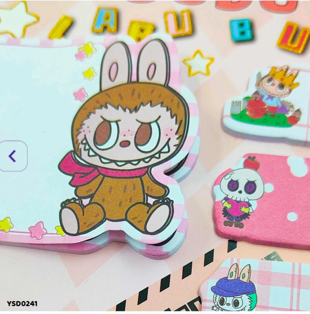 Cute Kawaii Large Sticky Note Pad (14x25cm) - Reusable & No Residue - Image 3