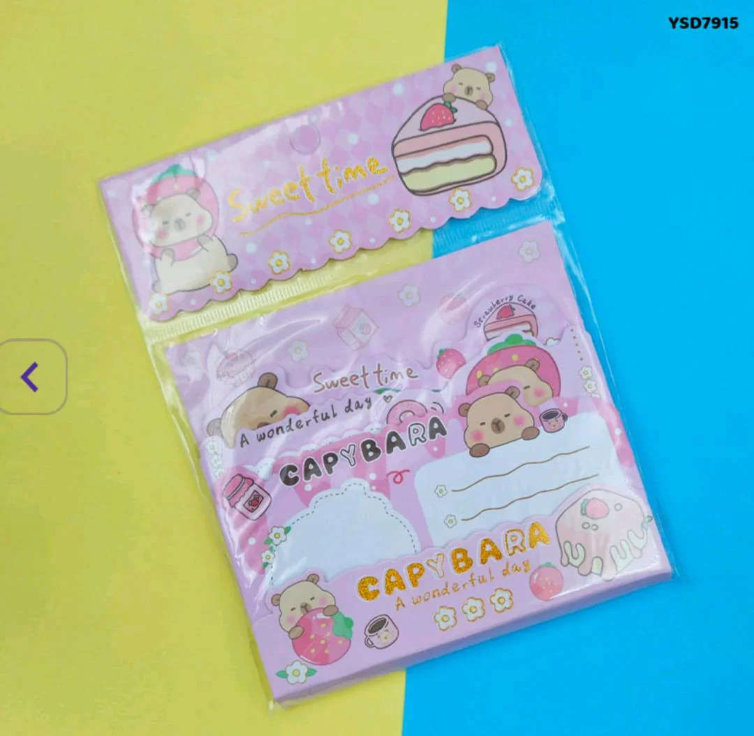Cute Cartoon Sticky Note Pads - Large Size (105x98mm) - Image 2