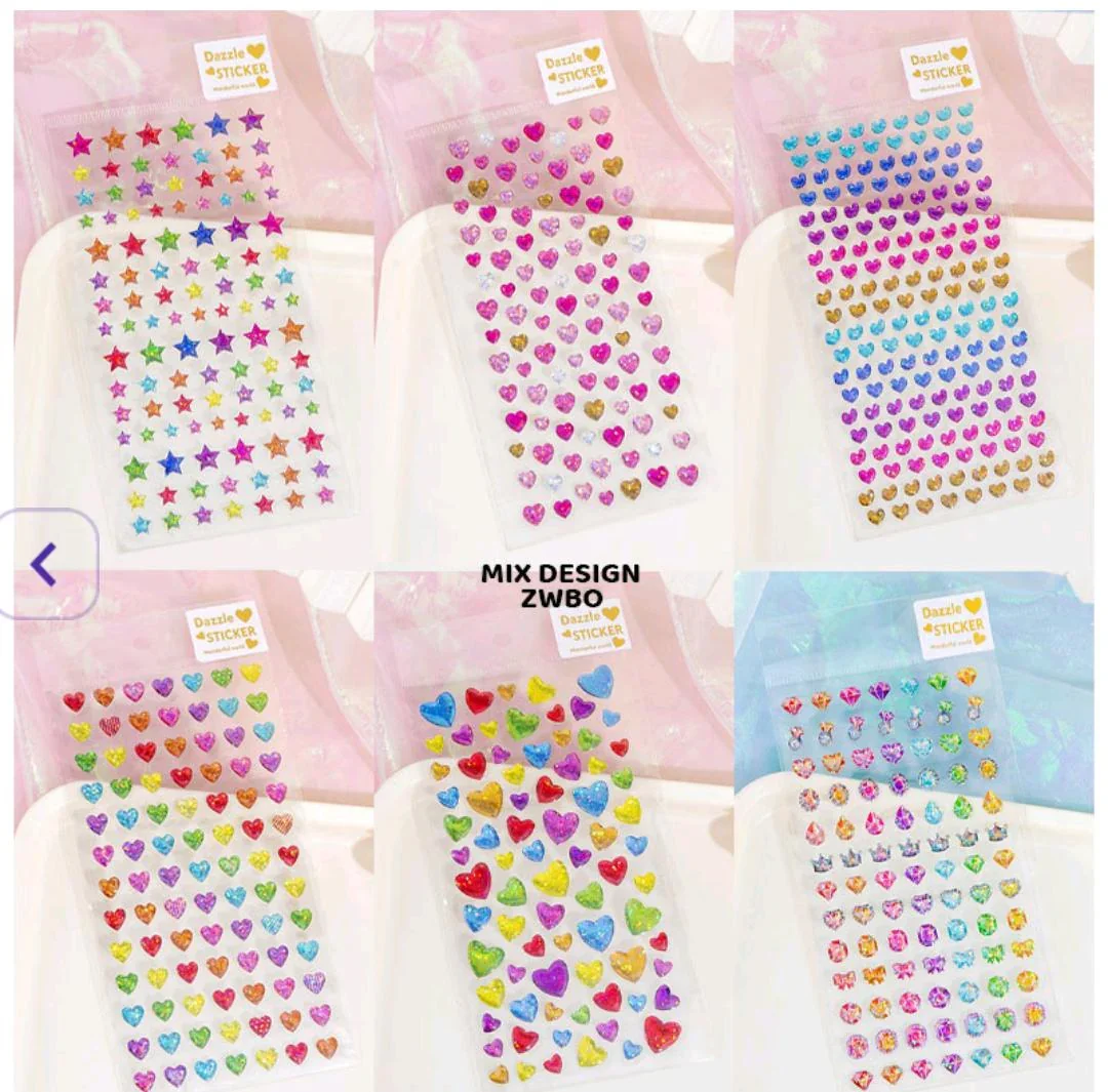 Glittery Dazzle Stickers - Eye-Catching Embellishments - Image 2