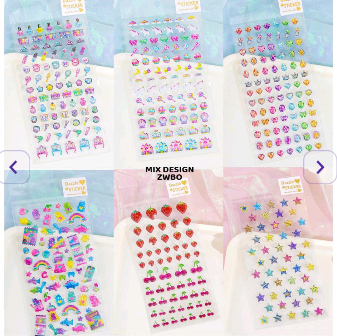 Glittery Dazzle Stickers - Eye-Catching Embellishments - Image 3