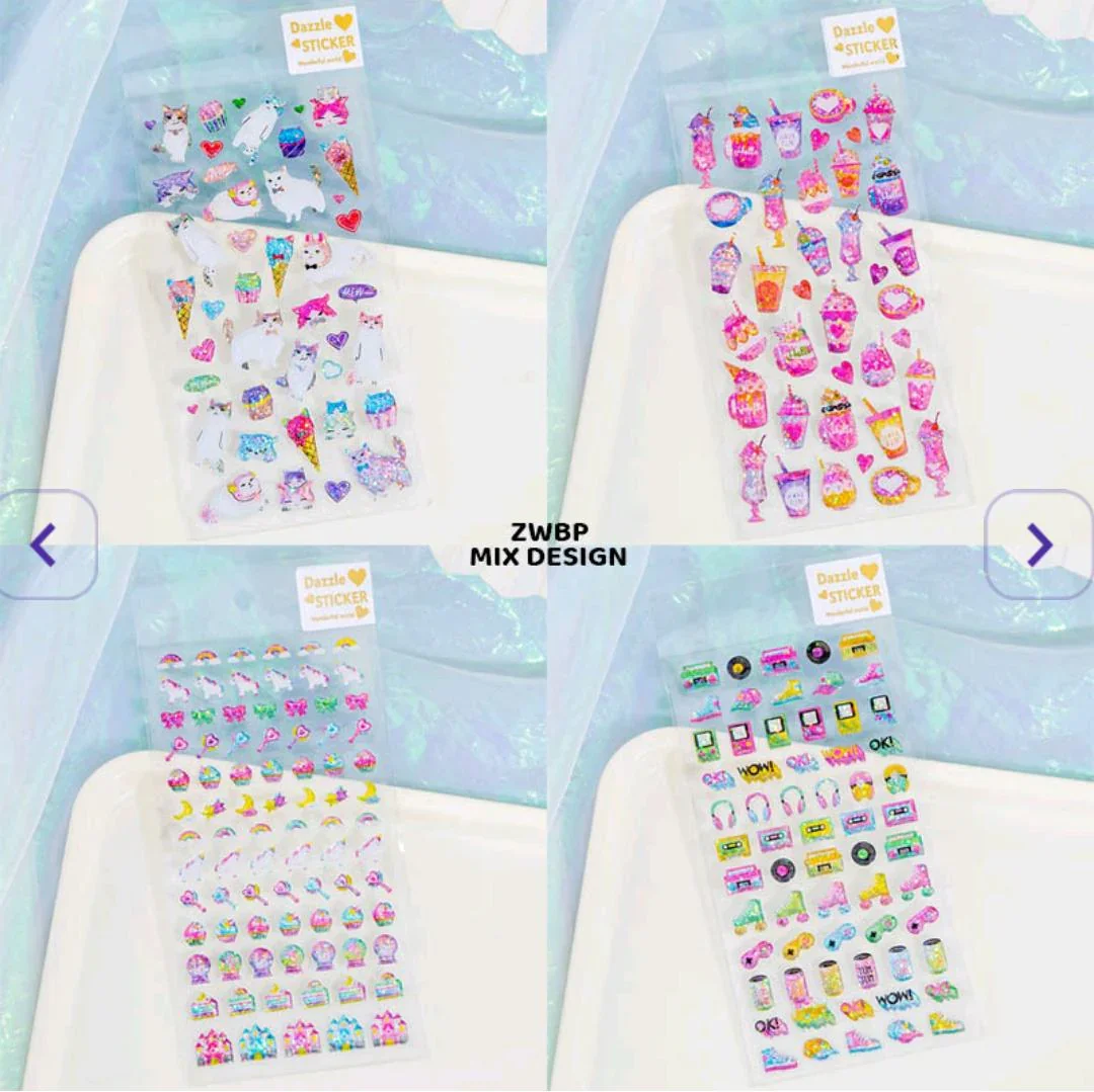 Trendy Dazzle Stickers  Pack of 1 - Image 4